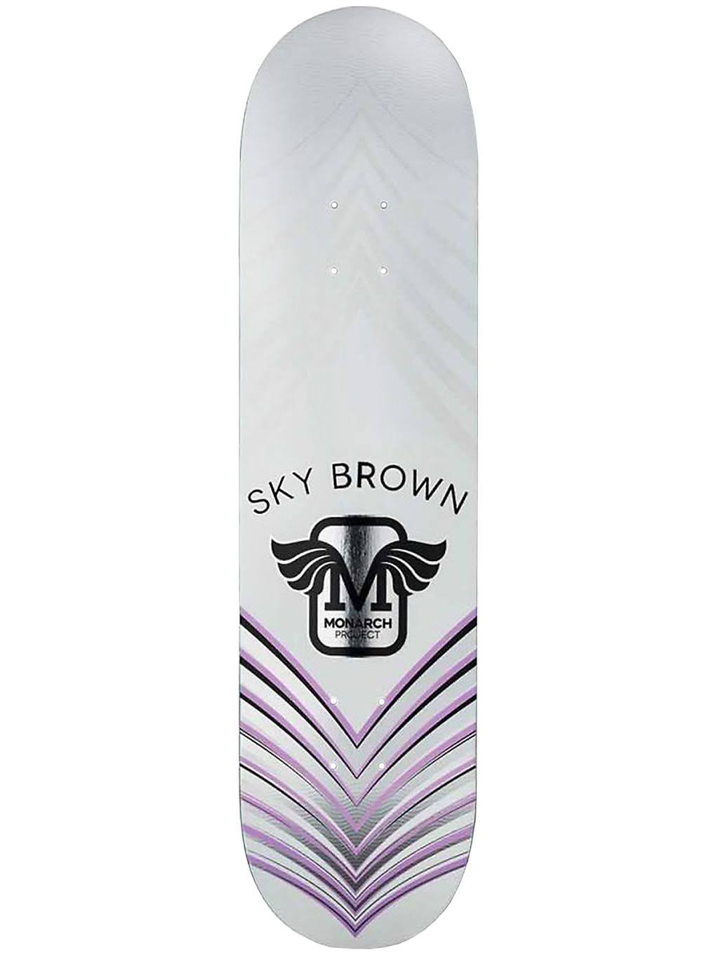 Monarch Project Horus R7 Sky Brown 7.75" Skateboard Deck Violett