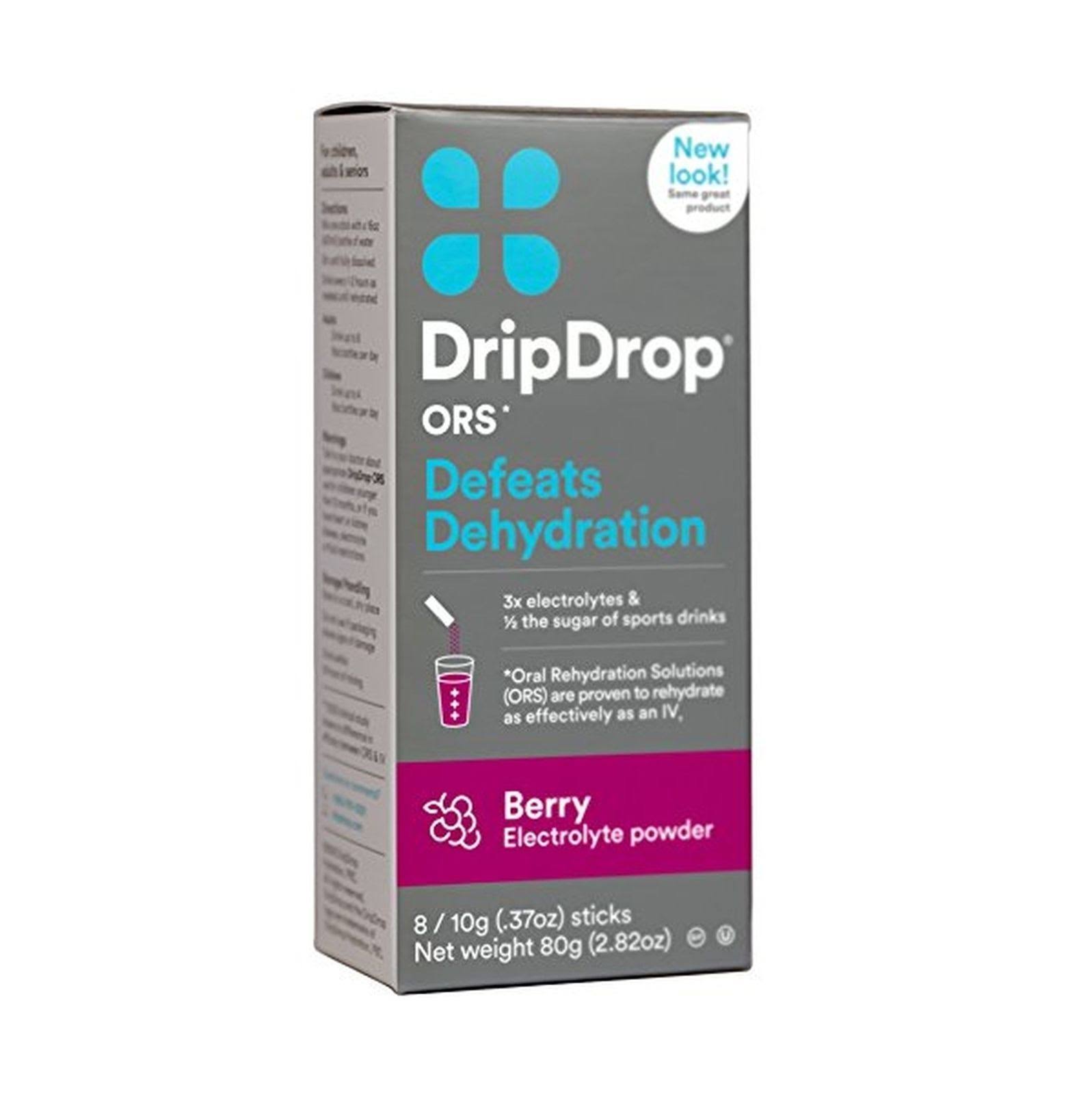 Drip Drop Hydration Powder - Berry, 8ct