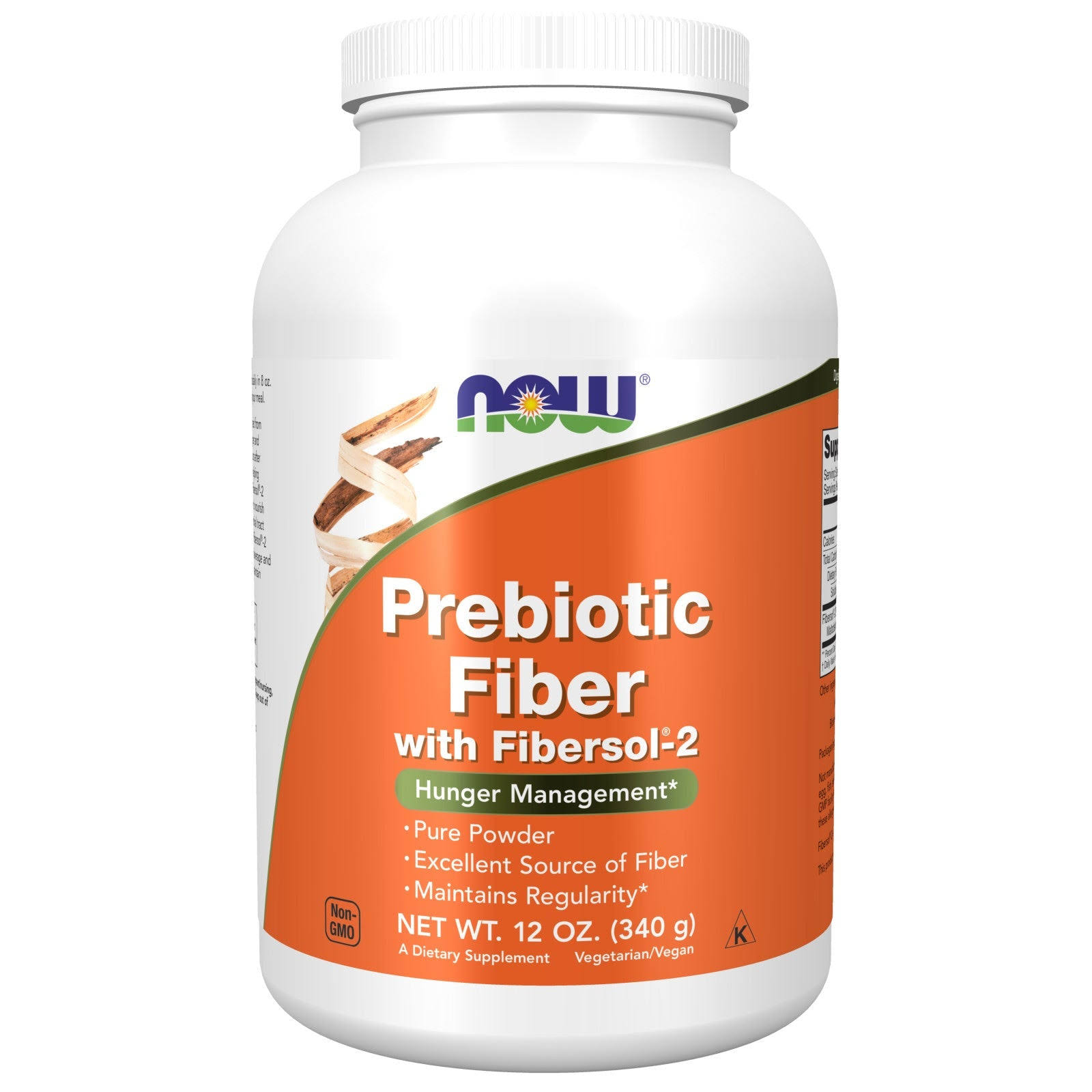 Now Supplements Prebiotic Fiber Dietary Supplement - 12oz