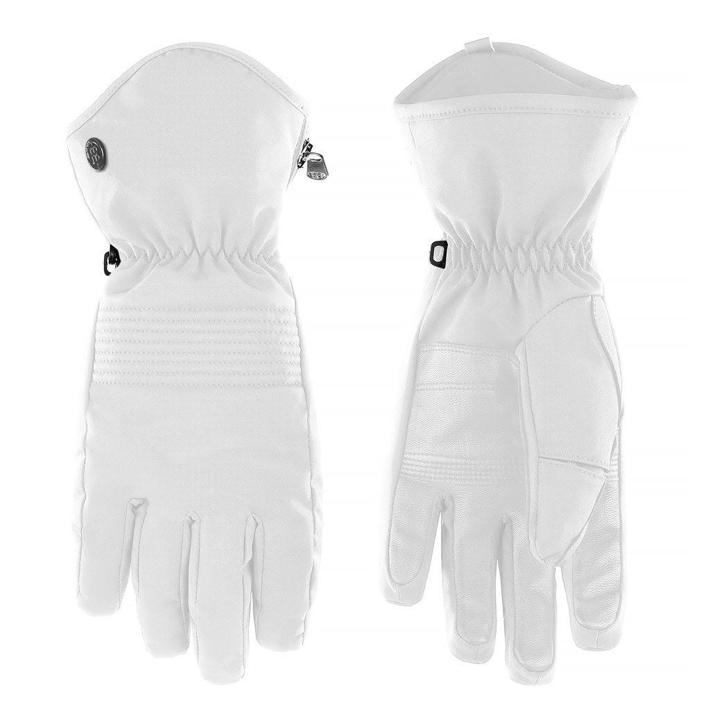 Poivre Blanc Ladies W19 0870 Womans Stretch Ski Gloves White / Small