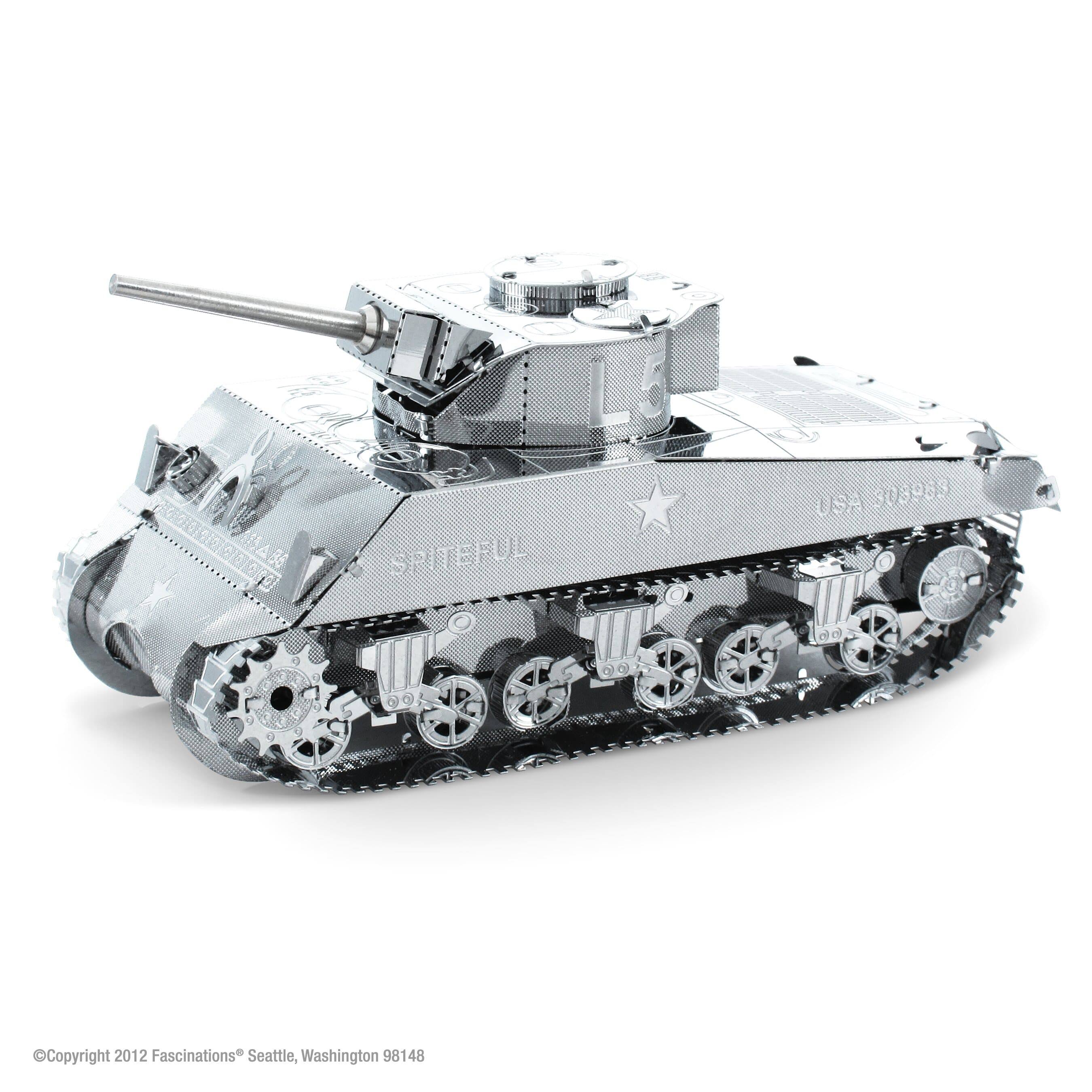 Metal Earth 3D Metal Model Kit - M4 Sherman Tank