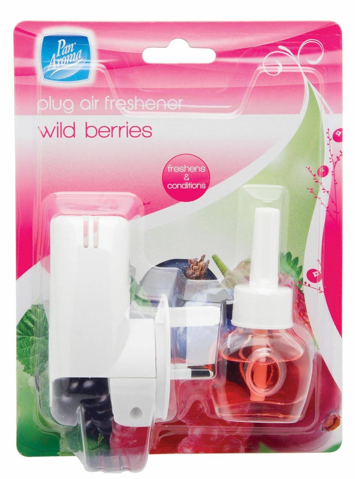Pan Aroma Electrical Plug Air Fresheners Wild Berries Lasts up to 30 days