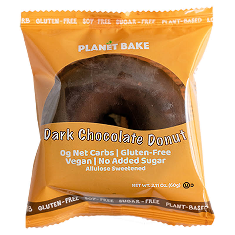 Planet Bake Dark Chocolate Donut