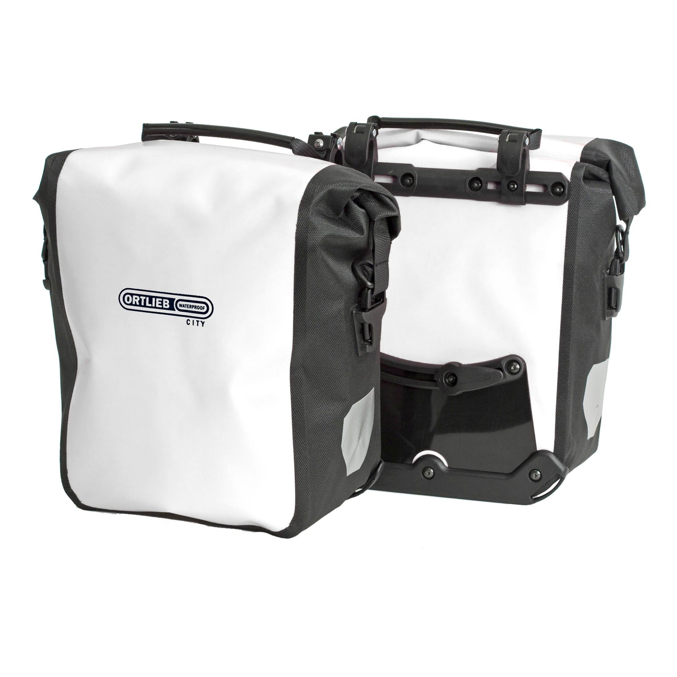 Ortlieb Front-Roller City Front Pannier - White & Black