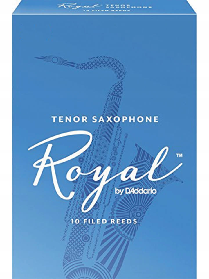 Royal by D'Addario Tenor Sax Reeds - Strength 2.5, 10pk