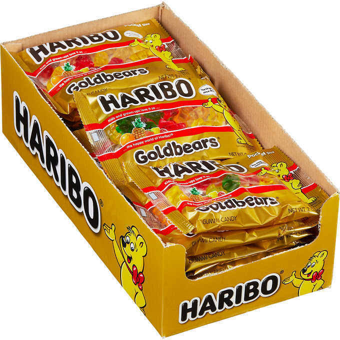 Haribo Goldbears Gummi Candy, 2 oz, 24-Count