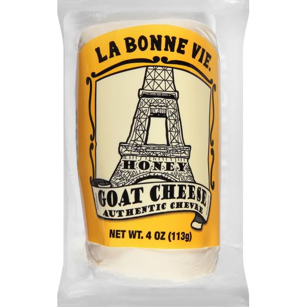 La Bonne Vie Goat Cheese, Honey - 4 oz