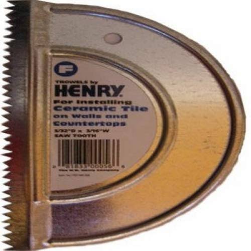 WW Henry 12271 V Notch F Trowel - 6pk