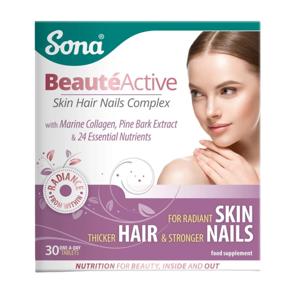 Sona BeauteActive - Skin, Hair, Nails 30 Tab
