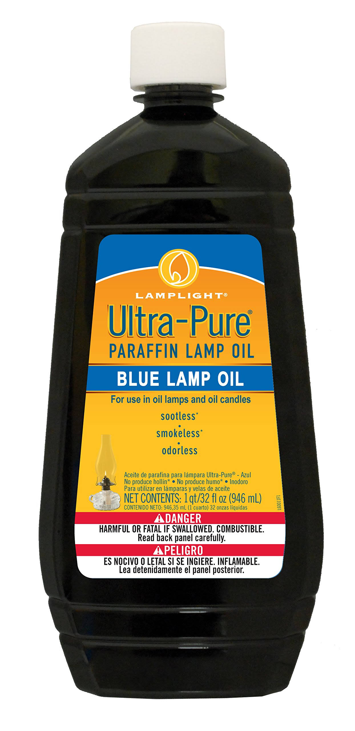 Lamplight Ultra-pure Lamp Oil - Blue, 950ml