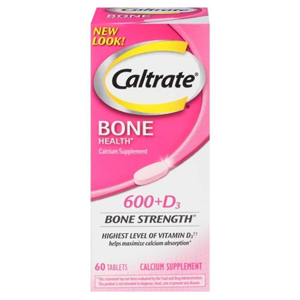 Caltrate Calcium and Vitamin D₃ Supplement - 60 Tablets