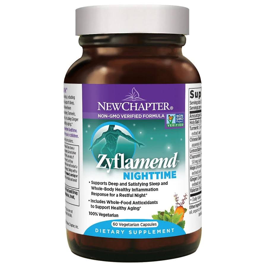 New Chapter Zyflamend Nighttime - 60 Vegetarian Capsules