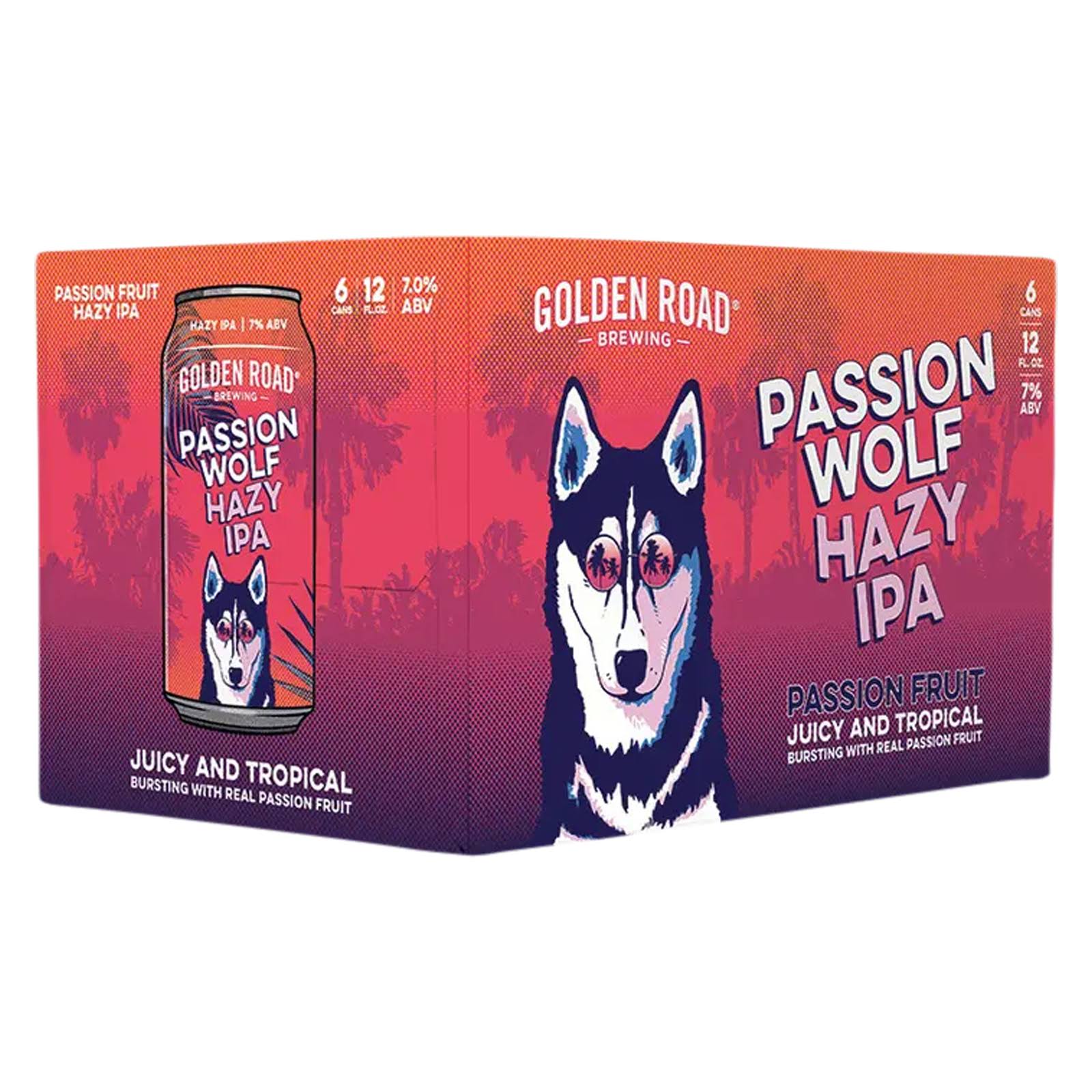 Golden Road Brewing Passion Wolf Hazy IPA - 12 fl oz