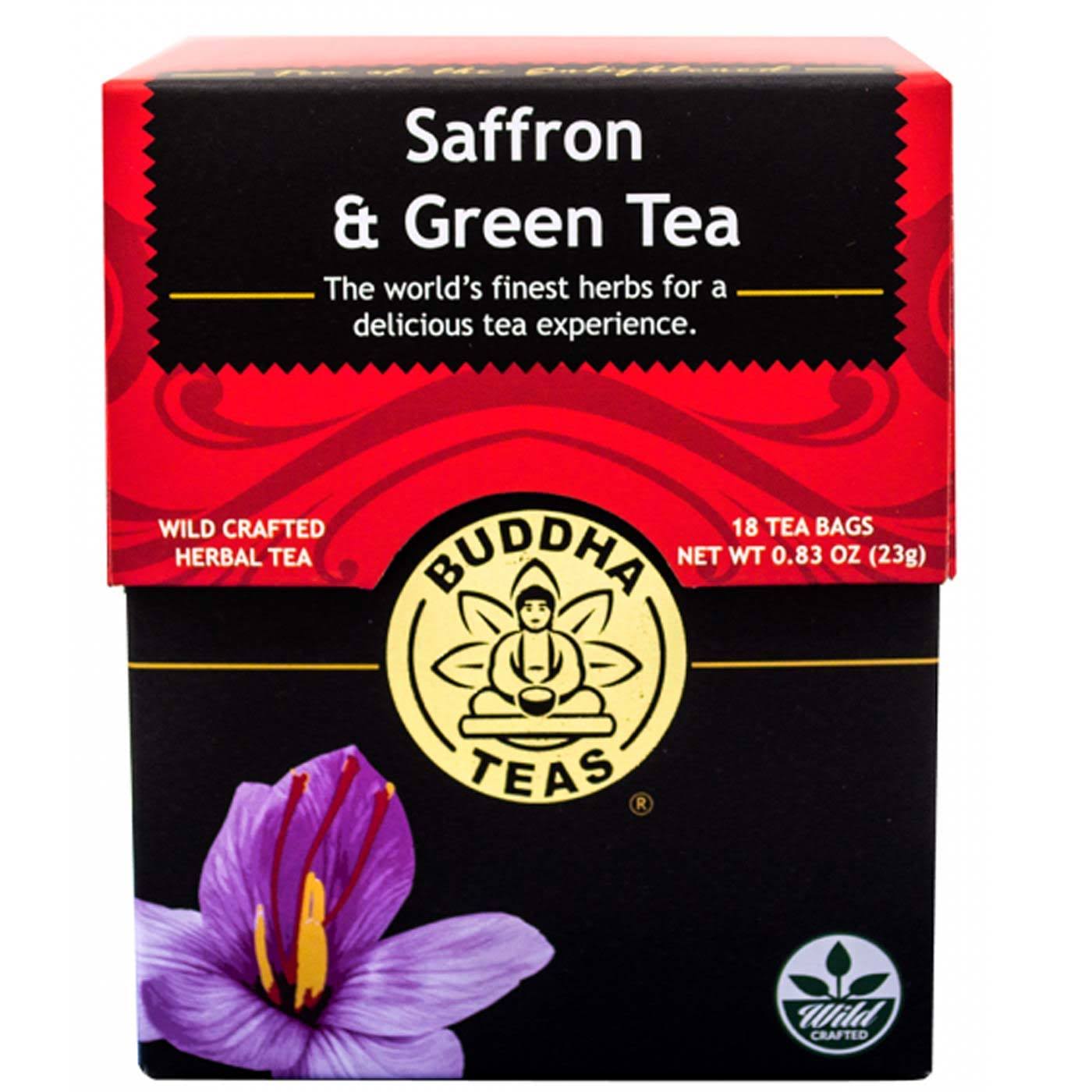 Buddha Teas Saffron and Green Tea - 18ct