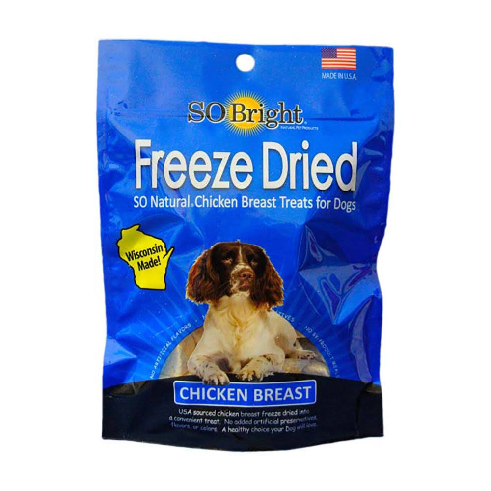 So Bright Natural Chicken Breast Freeze Dried Treats 2 oz