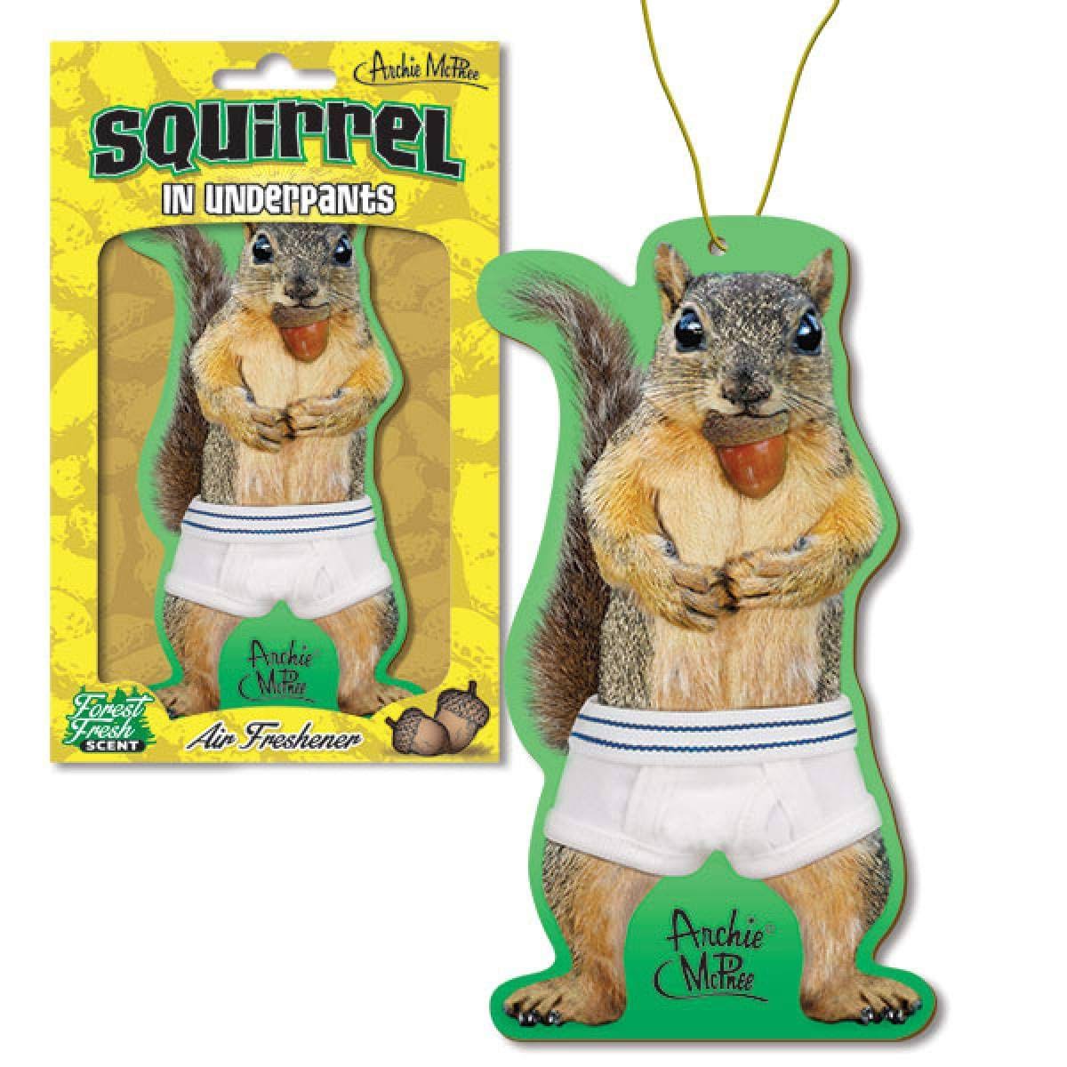 Accoutrements Squirrel In Underpants Deluxe Air Freshener