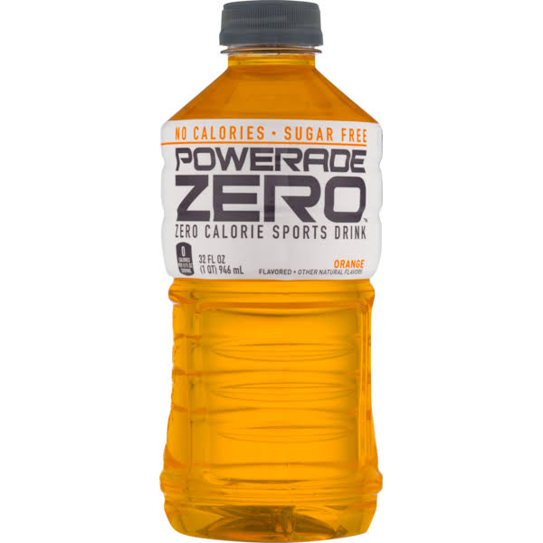 Powerade Zero Sports Drink, Zero Calorie, Orange - 32 fl oz