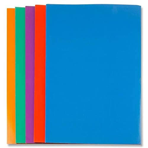Premier Stationery A3 Art Portfolio Card Folder. Pack of 20. 5 Assorted Colours.