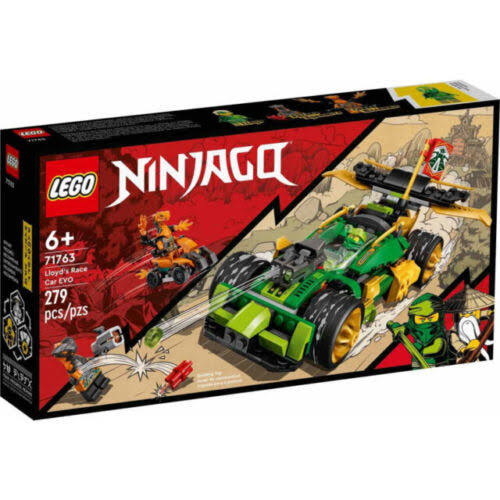 LEGO Ninjago Lloyds Race Car Evo 71763 Building Kit Featuring A Multicolor