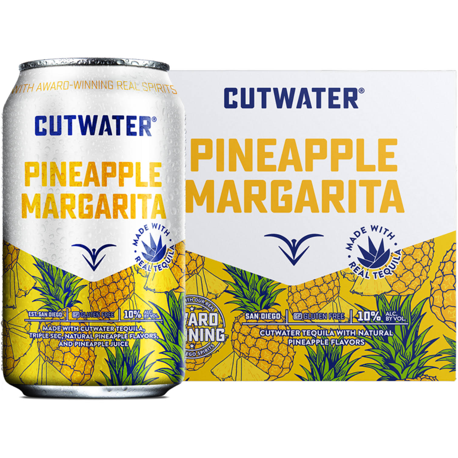 Cocktail Cutwater 4pk Pineapple Margarita