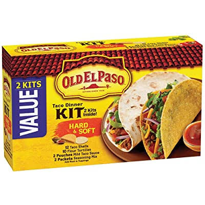 Old El Paso Taco Dinner Kit, Hard & Soft, 21.2 Oz Box
