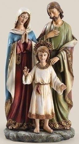 Roman Holy Family With Child Joseph Studio - 9.75"