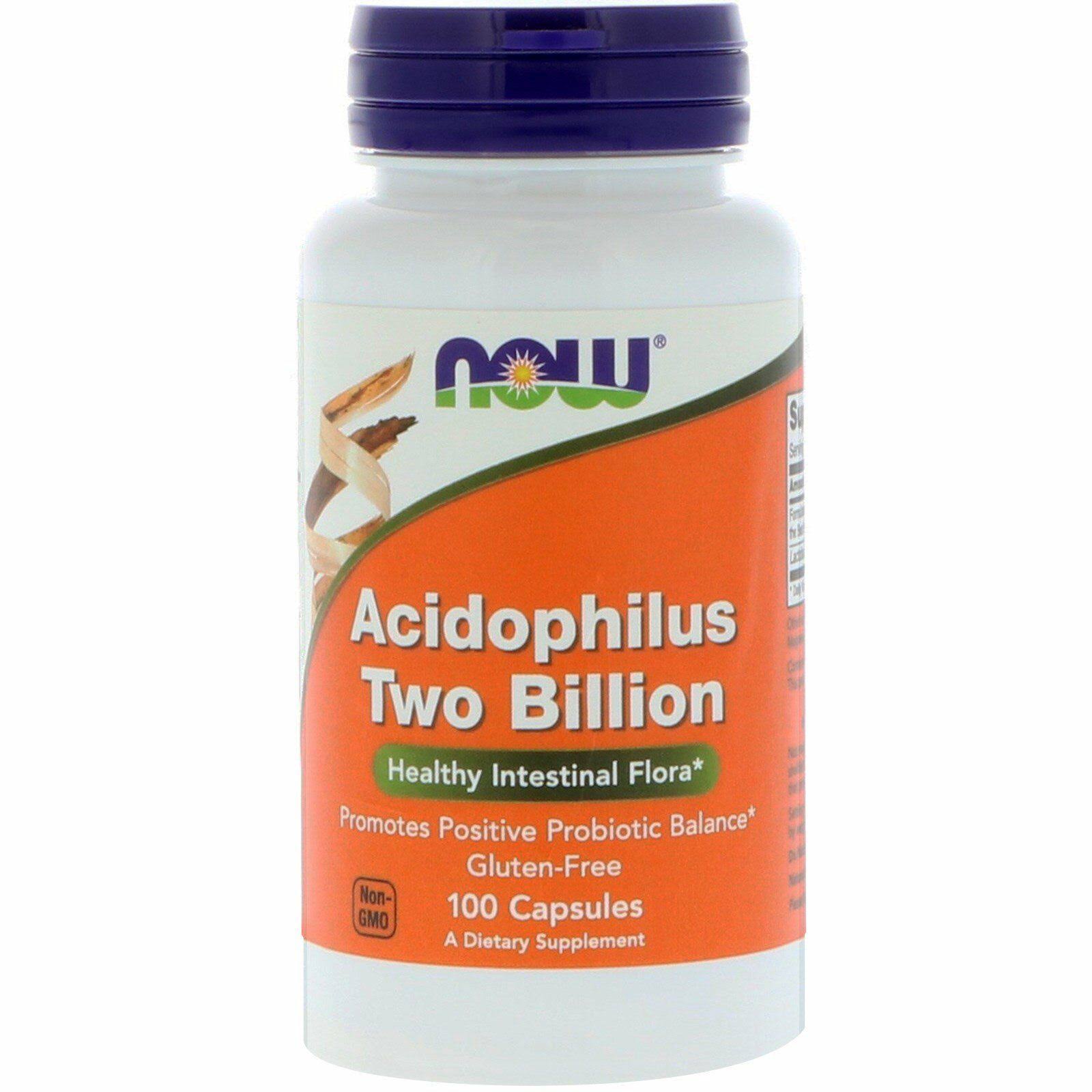 Now Foods Acidophilus Two Billion Supplement - 100 Capsules