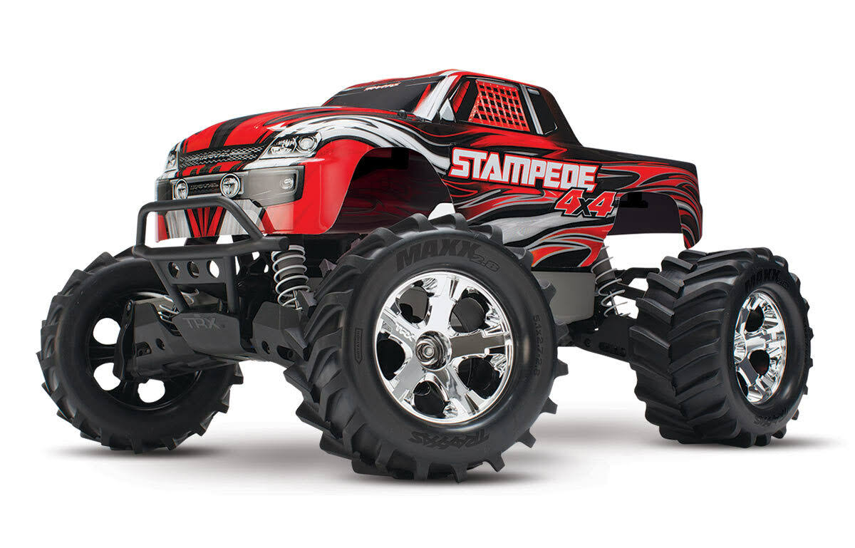Traxxas Stampede 670541 4x4 4wd Monster Truck - Red, 1/10 Scale