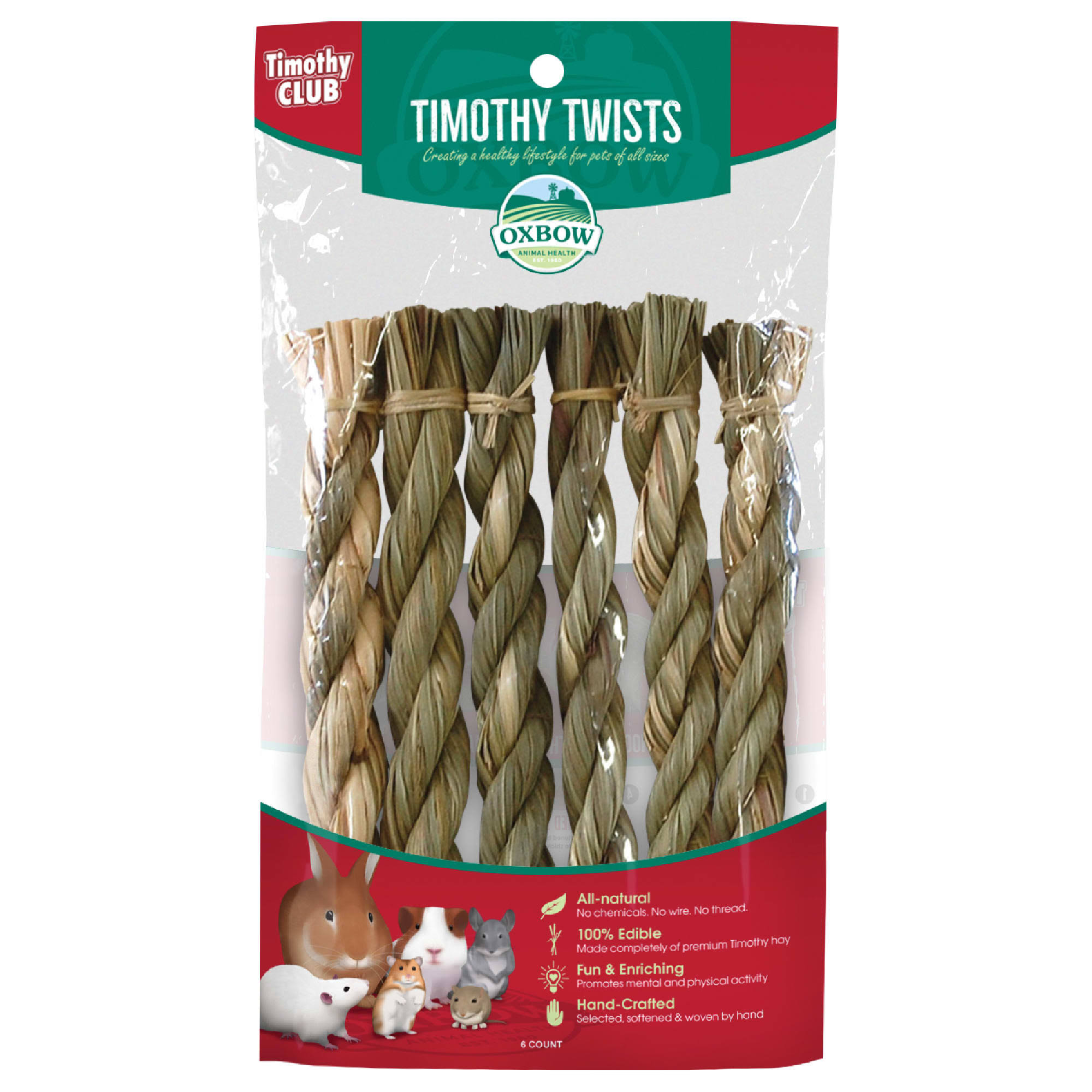 Oxbow Pet Products Timothy Twists for Pets