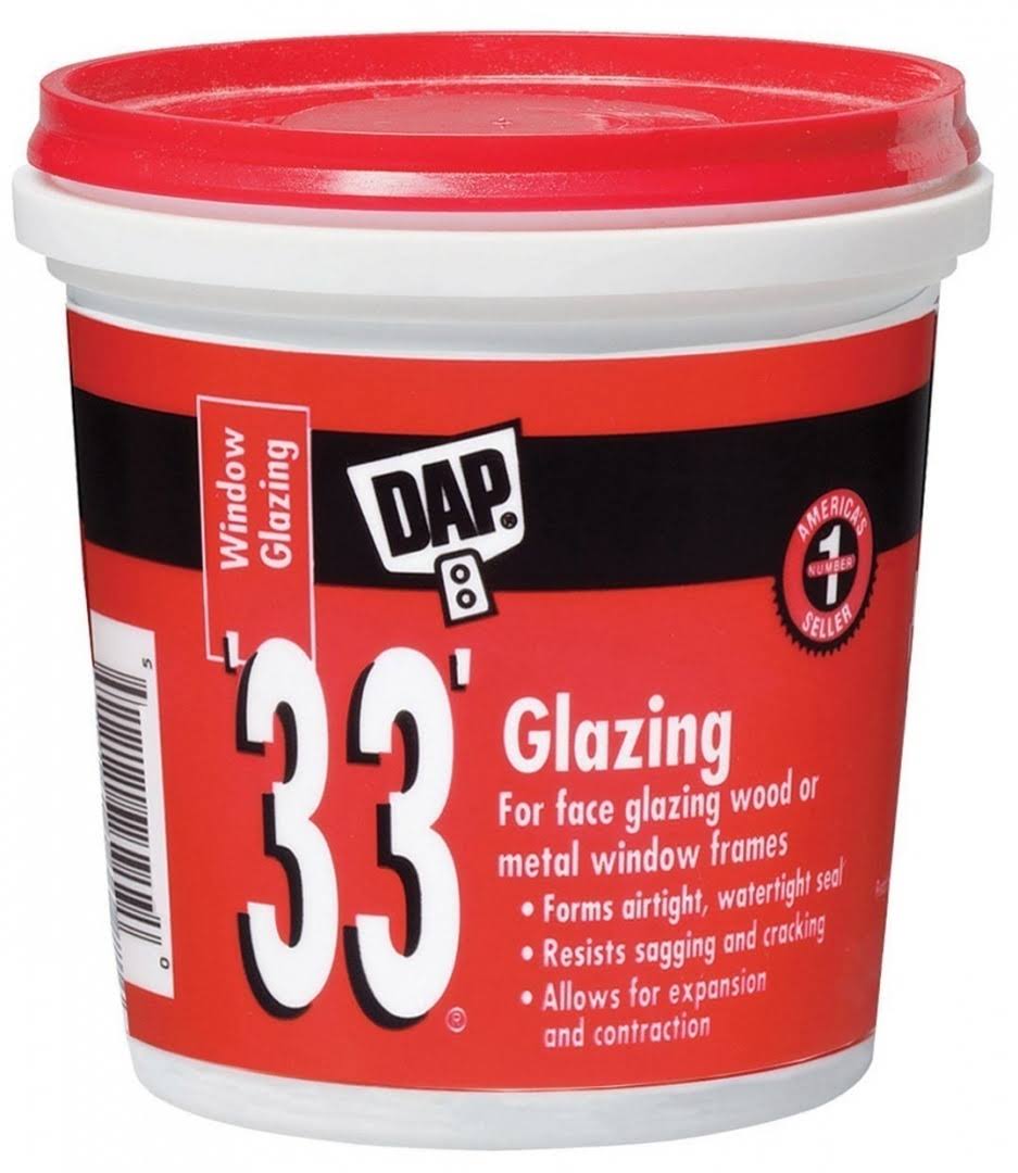 DAP Ready-to-Use Window Glazing - White, 16oz