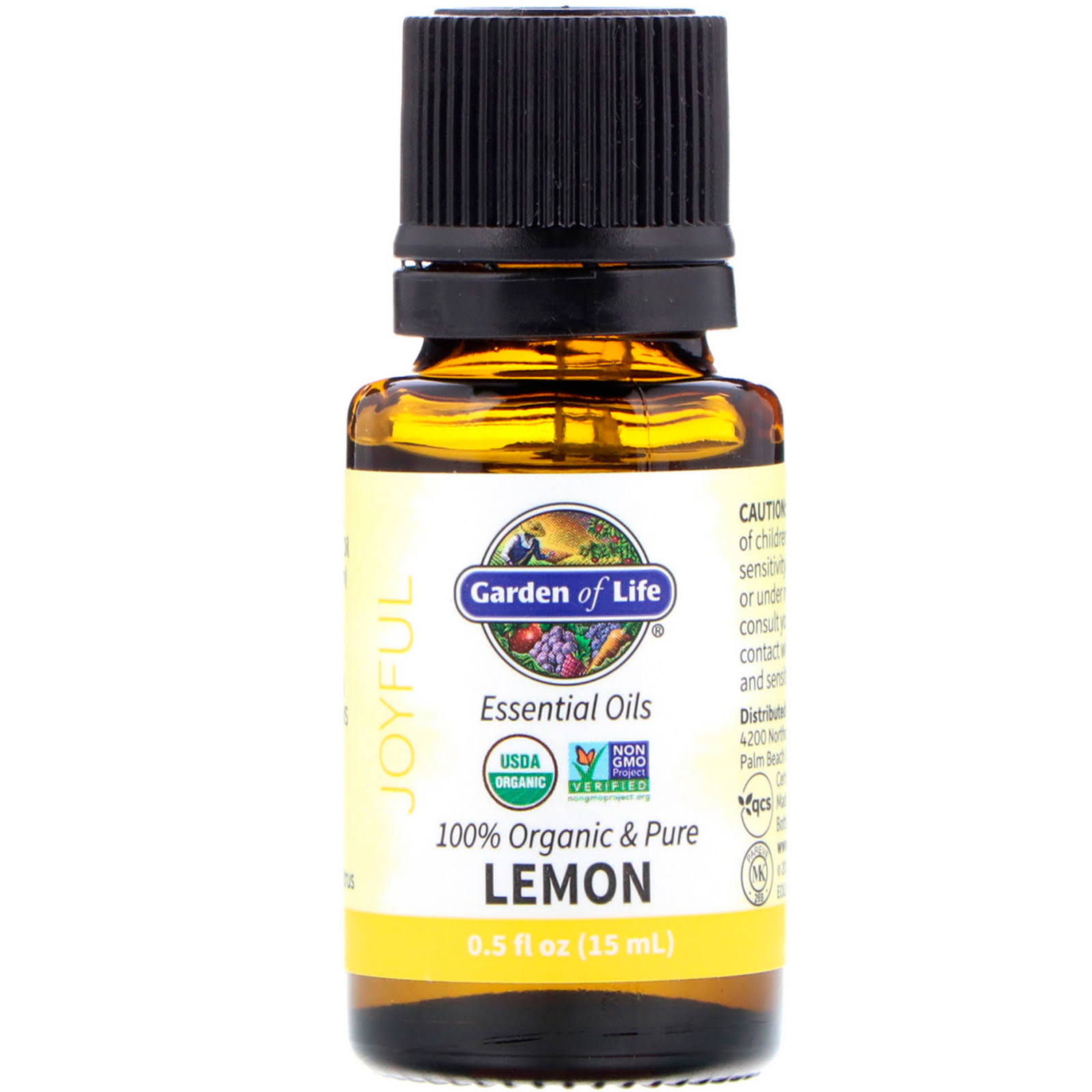Garden of Life Organic Essential Oil - Lemon - 15ml