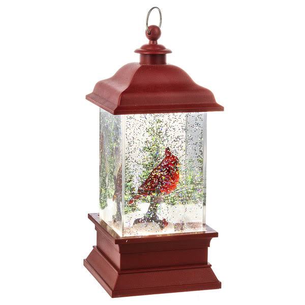 GANZ Red LED Shimmer Cardinal Lantern One-Size