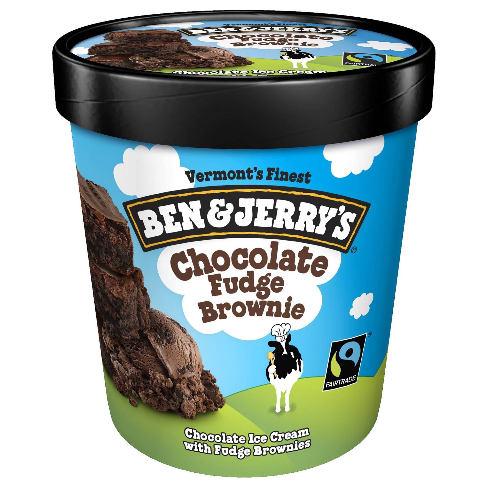 Ben and Jerry's Ice Cream - Chocolate Fudge Brownie, 16oz