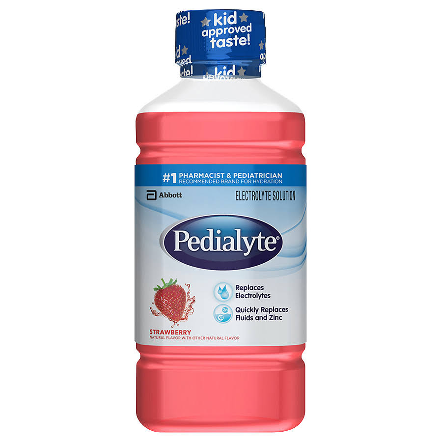 Pedialyte Oral Electrolyte Solution - Strawberry, 1.8oz