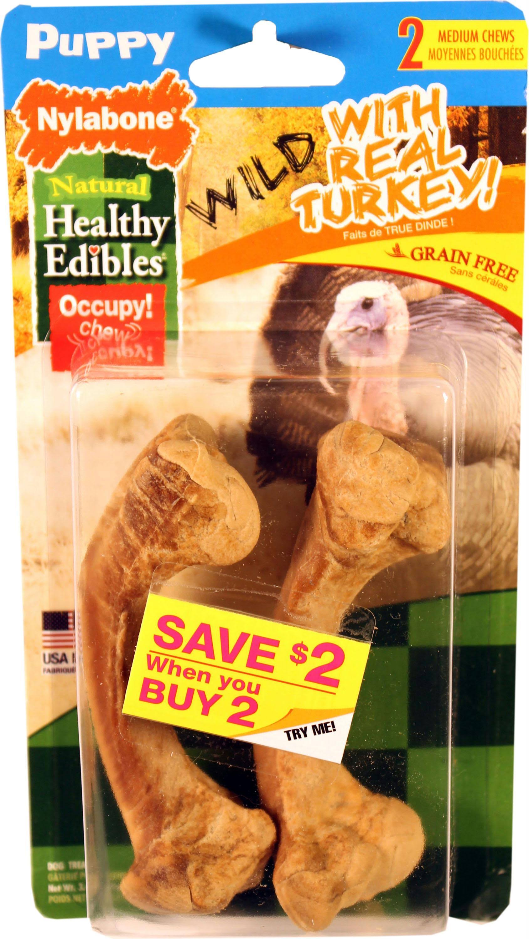 Nylabone Healthy Edibles Puppy Treats - Sweet Potato and Turkey