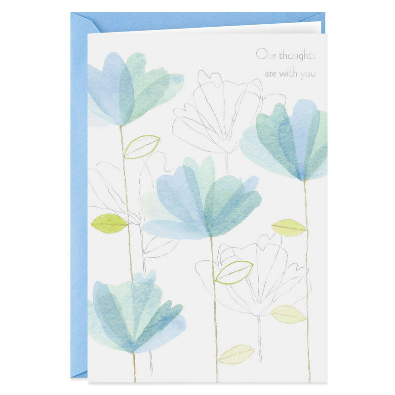 Hallmark Sympathy Card, Our Thoughts Are with You Sympathy Card