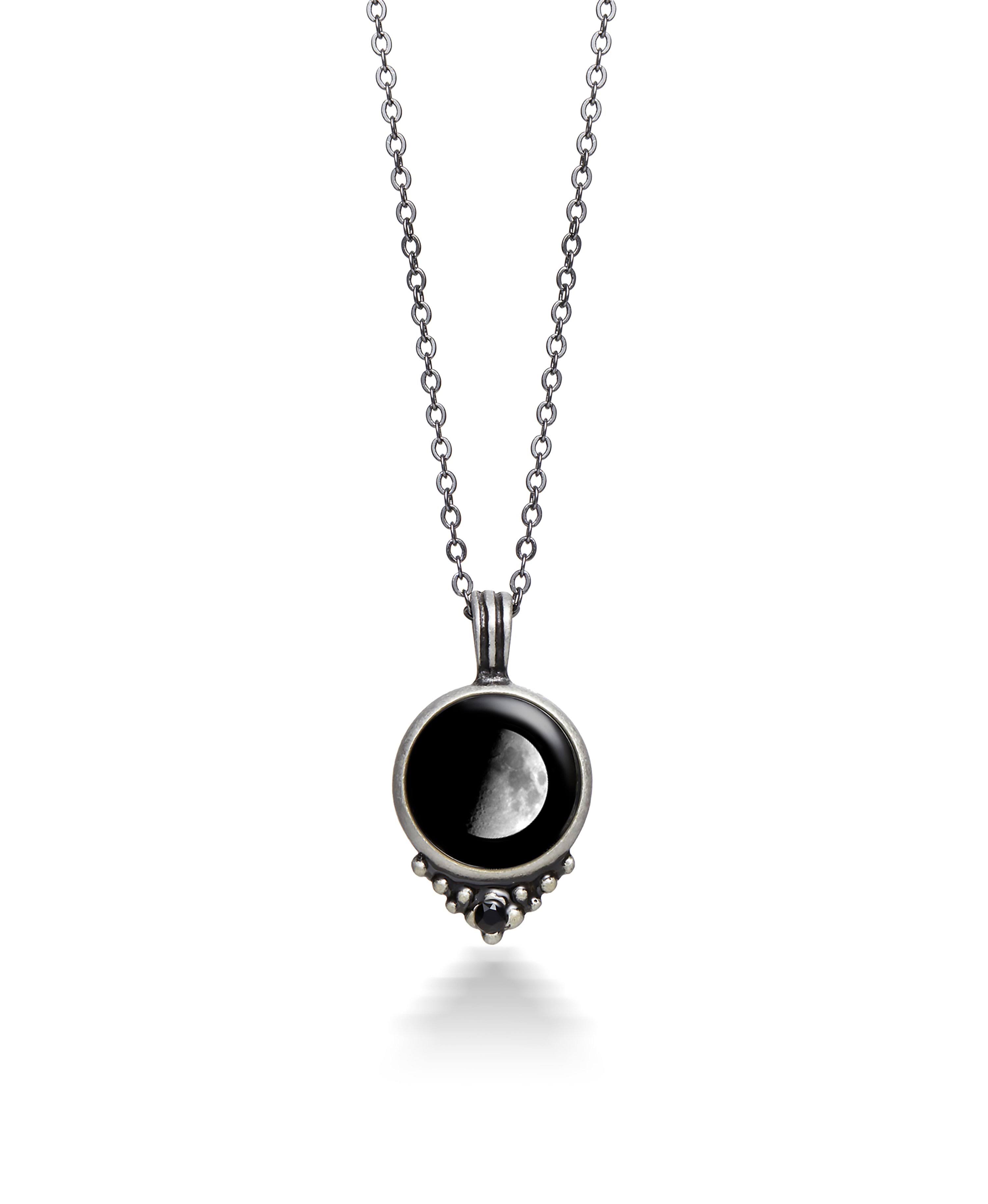 Moonglow Pewter Necklace 4A