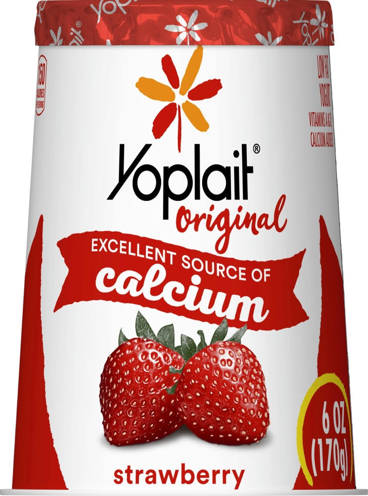 Yoplait Original Low Fat Yogurt - Strawberry, 6oz