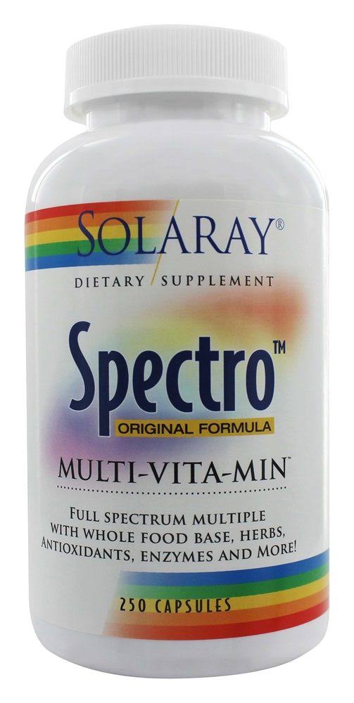 Solaray Spectro Multi Vitamin Mineral Capsules - x250