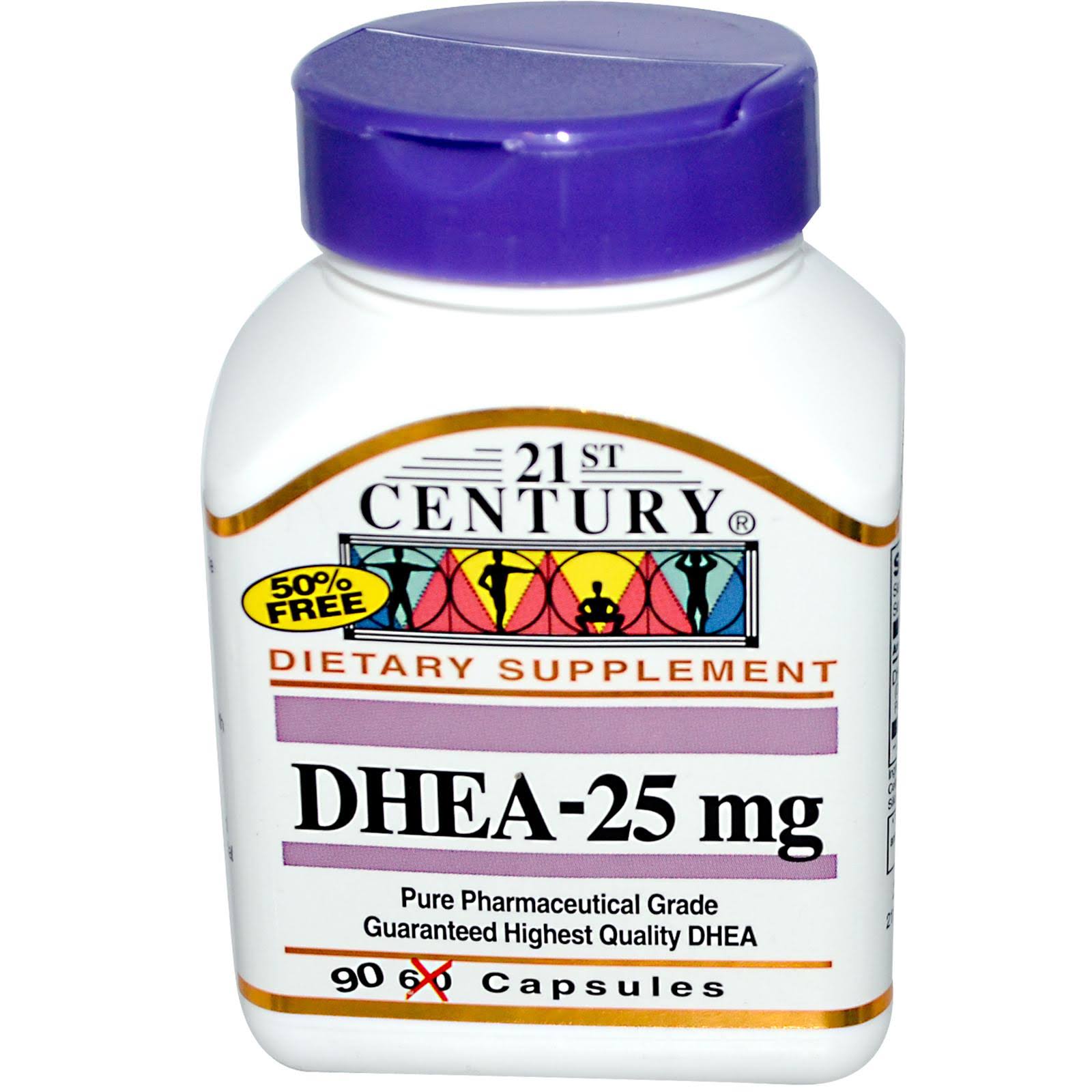 21st Century DHEA Dietary Supplement - 90 Capsules