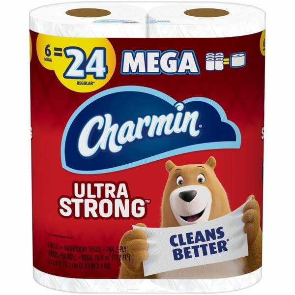 Charmin Ultra Strong Super Mega Roll Toilet Paper