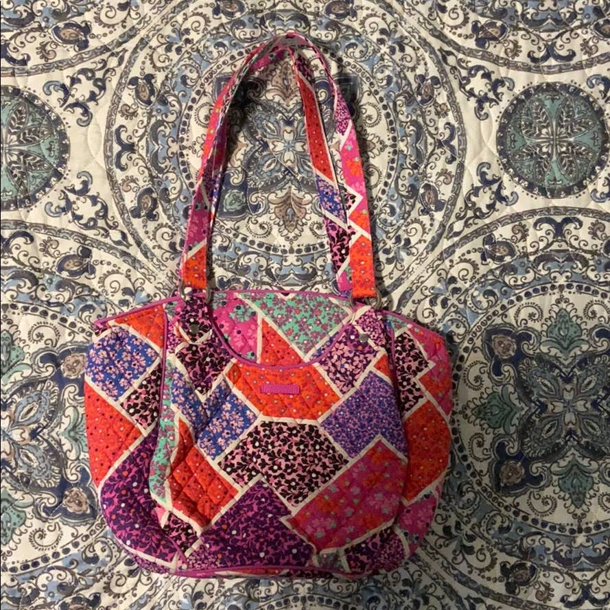 Vera Bradley Bags | Verabradley Off The Shoulder Bag | Color: Orange/Pink | Size: Os | Vchunk's Closet