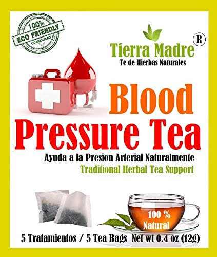 Tierra Madre Tradiconal Herbal Support Blood Pressure Tea - 5 Tea Bags