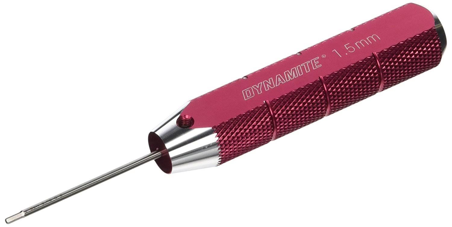 Dynamite Machined Hex Driver - Red, 1.5mm