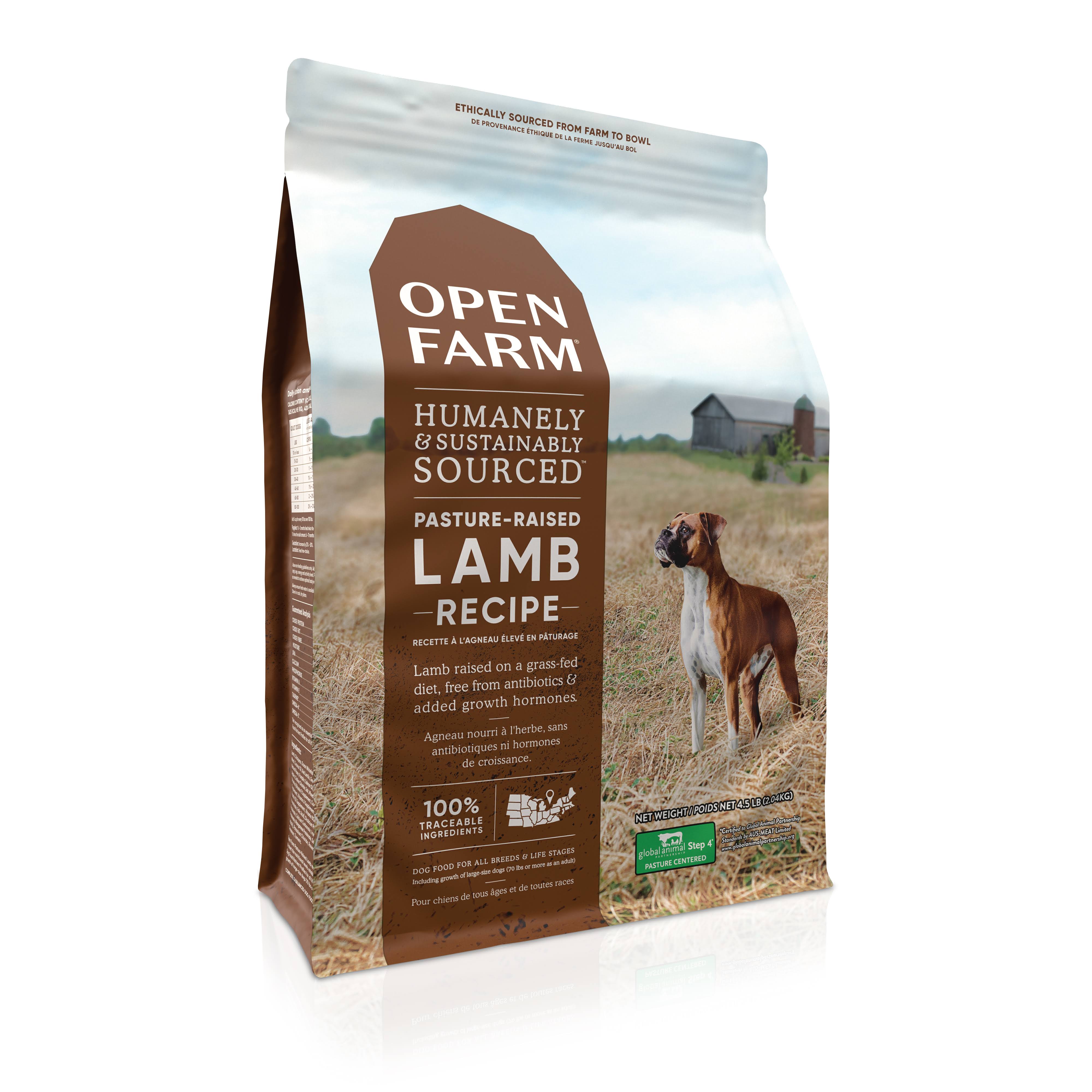 Open Farm Pasture-Raised Lamb Grain Free Dry Dog Food, 24lbs