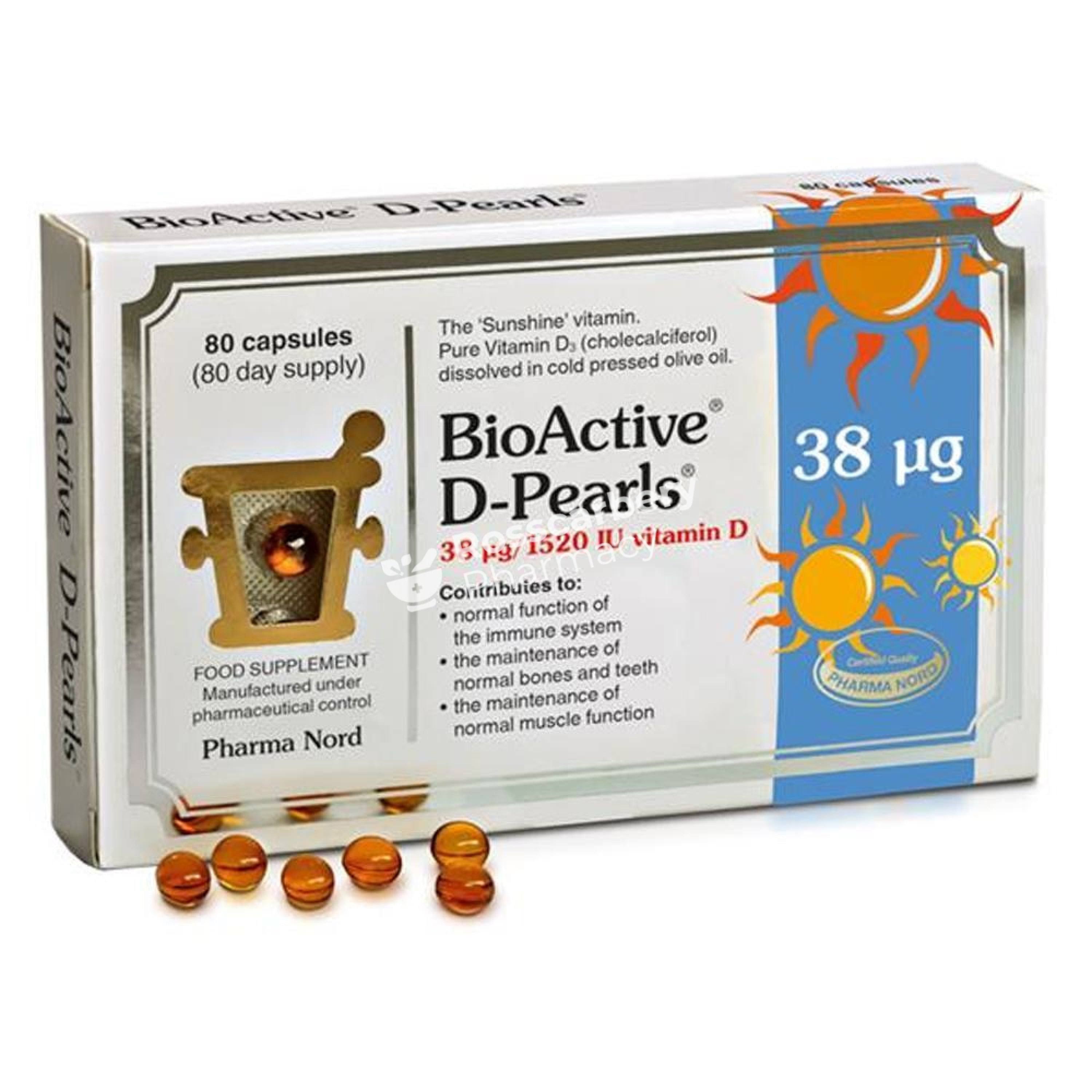 Pharma Nord BioActive D-Pearls - 80 Capsules