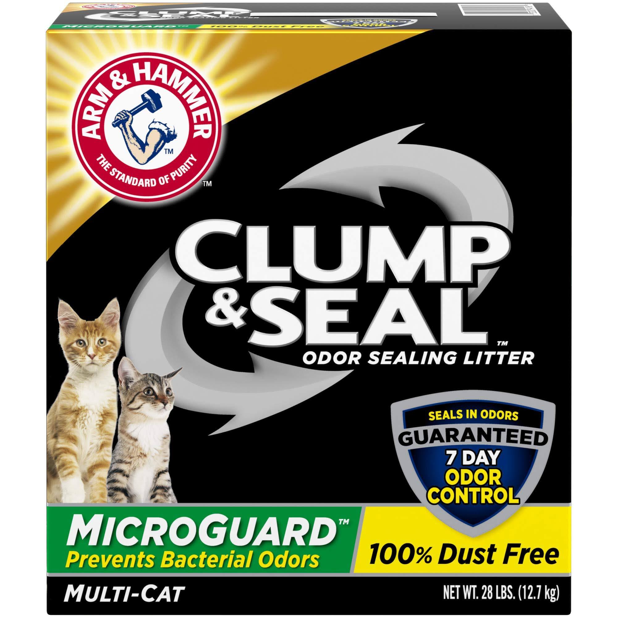 Arm and Hammer Clump and Seal Litter with Micro Guard - 28lbs