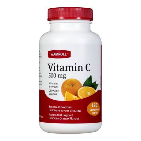 Wampole Vitamin C Orange Chewable Tablets