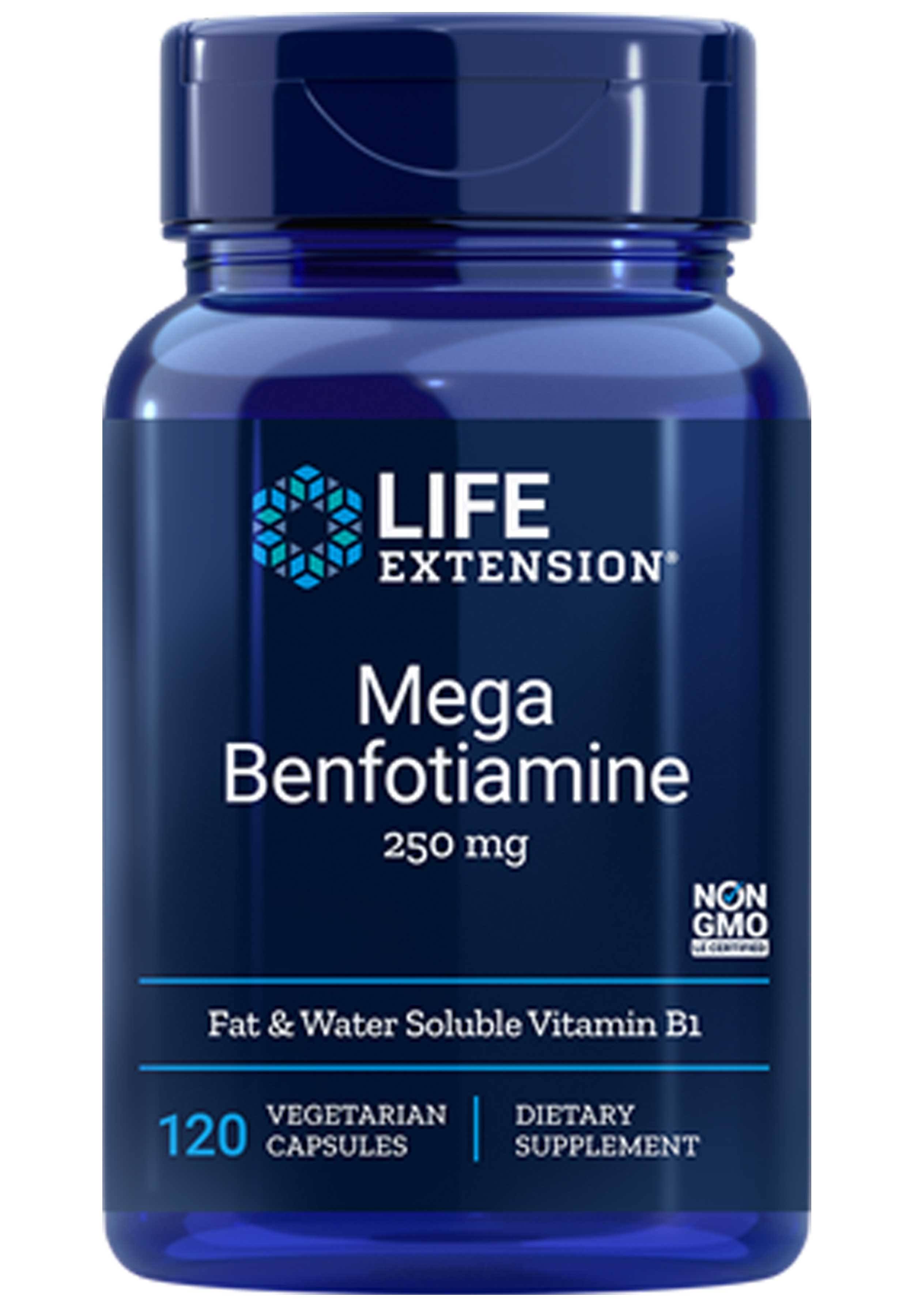 Life Extension Mega Benfotiamine 250 mg - 120 Capsules