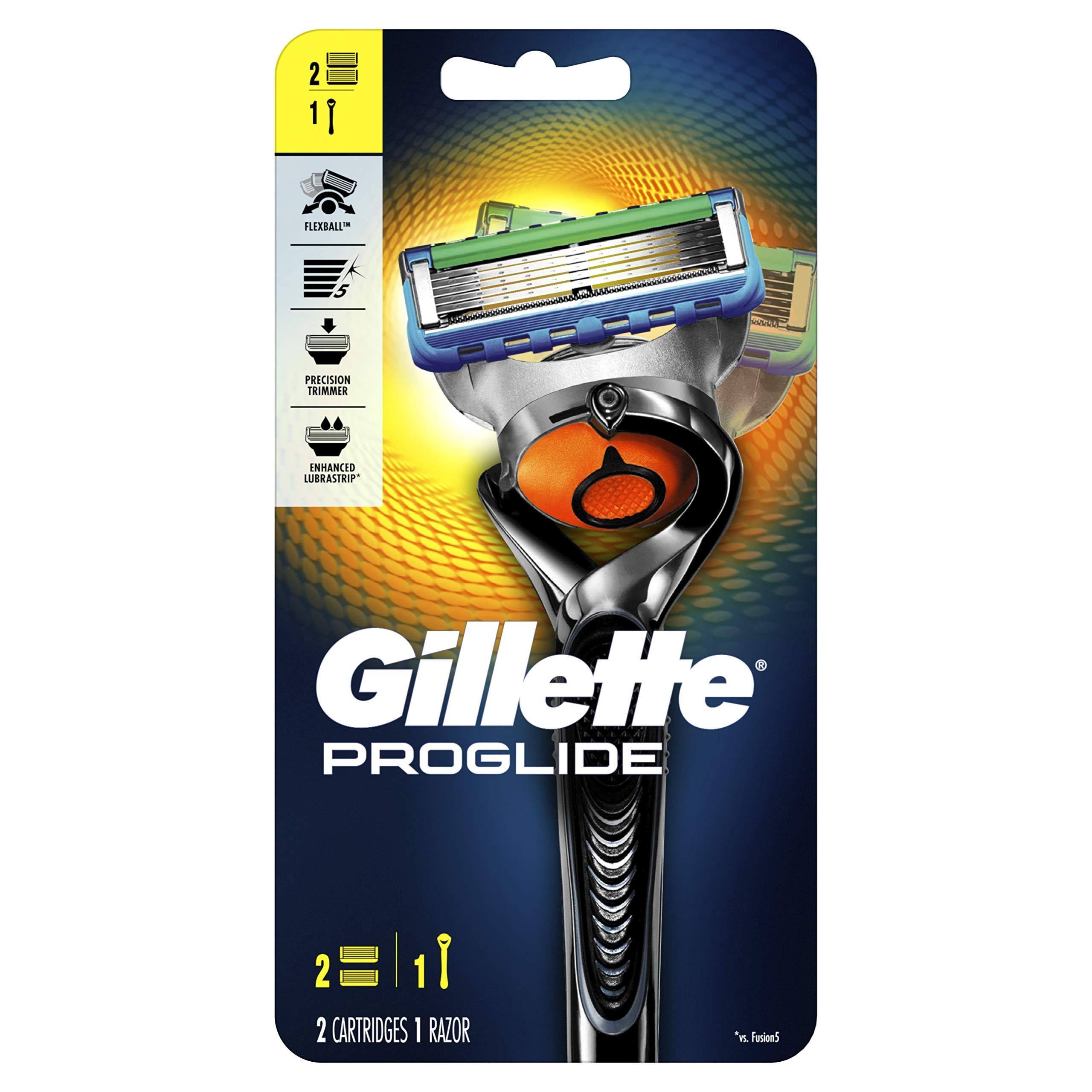 Gillette Fusion5 ProGlide Men’s Razor - Handle and 2 Blade Refills